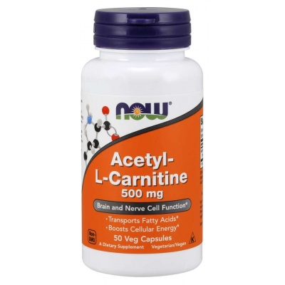 - NOW Acetyl L-Carnitine 500  50 