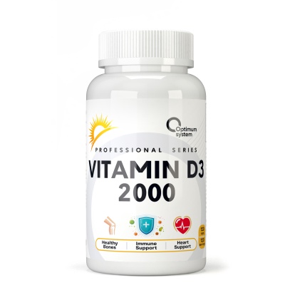  Optimum System Vitamin D3 2000 120 